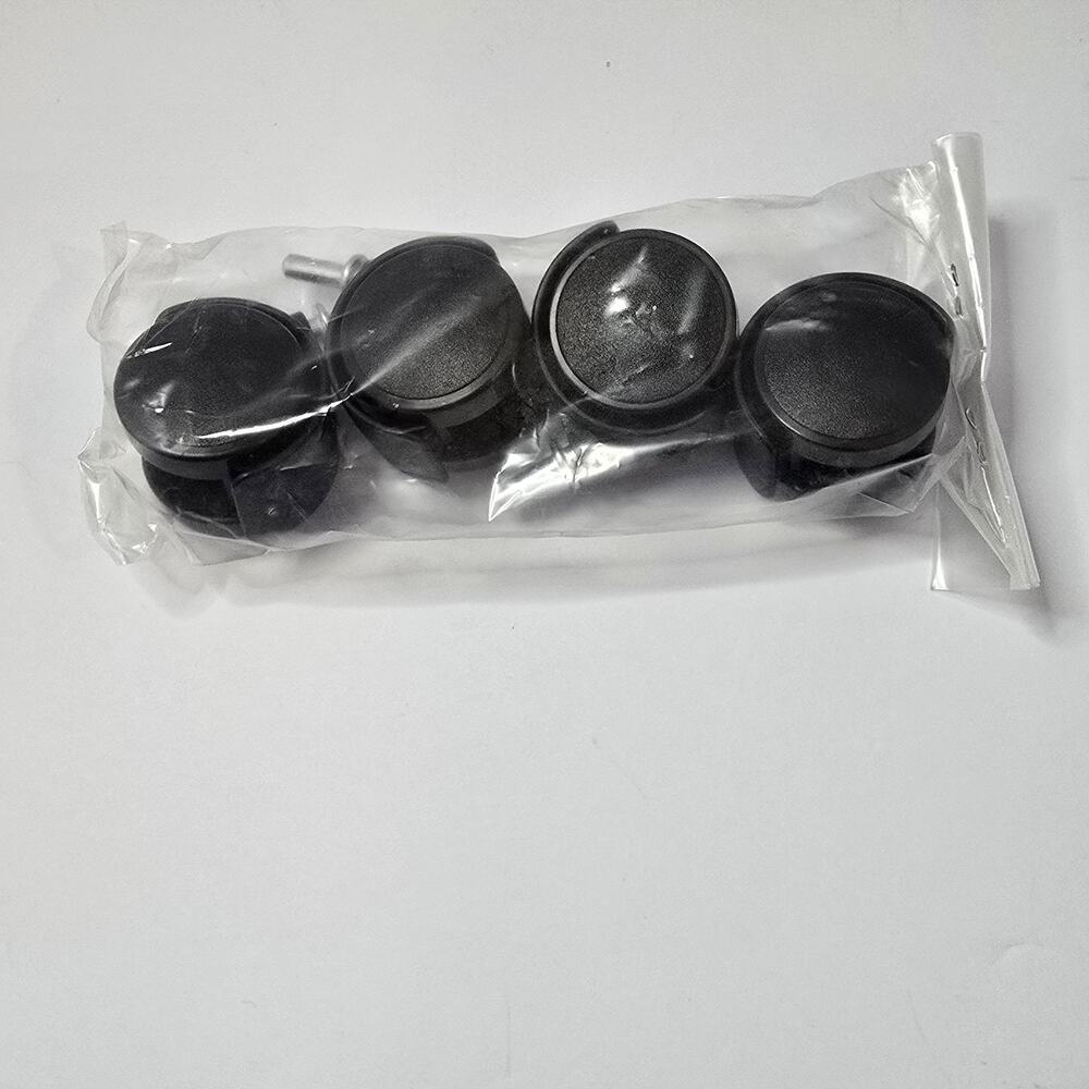 2″ Swivel Caster Wheels Set of 4 Replacement Furniture Casters New Black